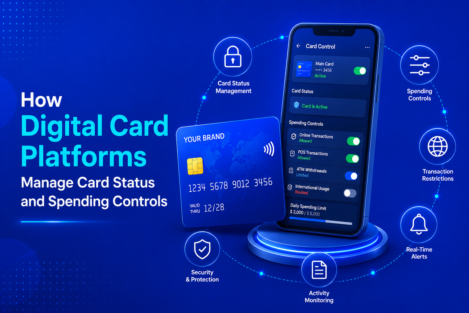 How Digital Card Platforms Manage Card Status and Spending Controls